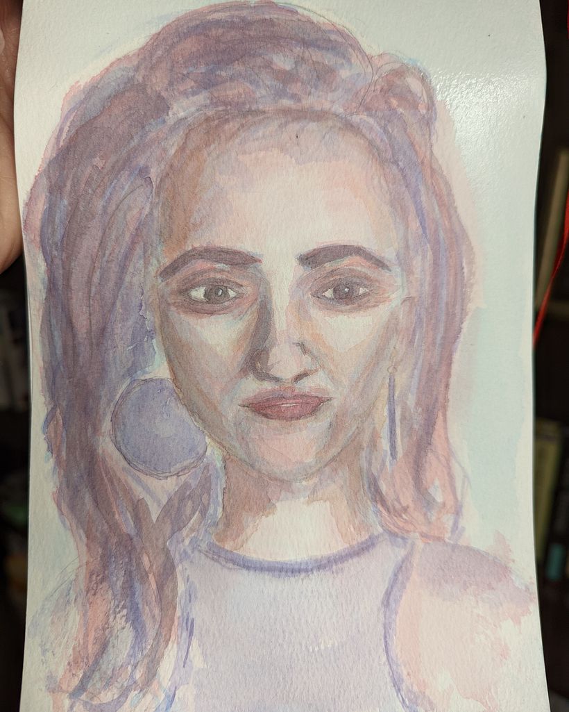 My project for course: Artistic Portrait with Watercolors 2