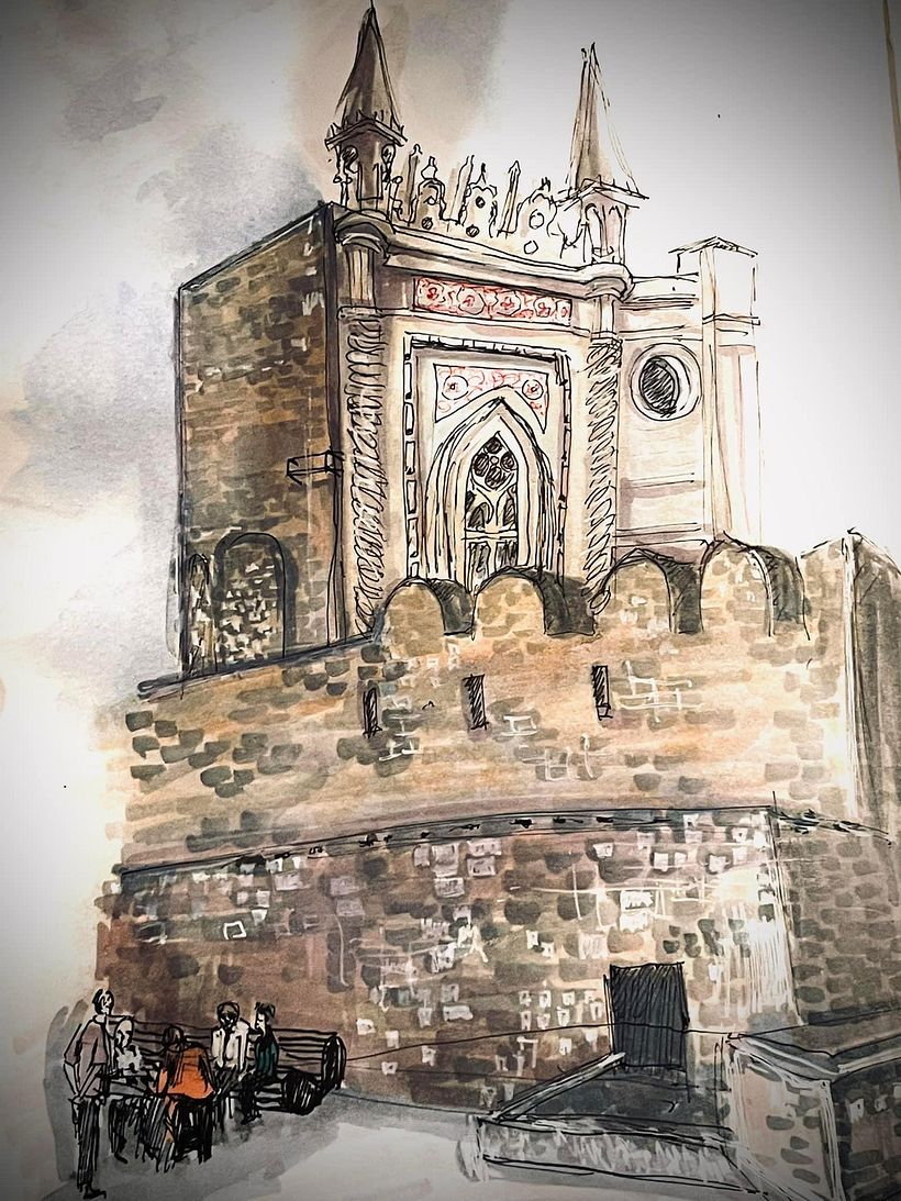 My project for course: Expressive Architectural Sketching with Colored Markers 12