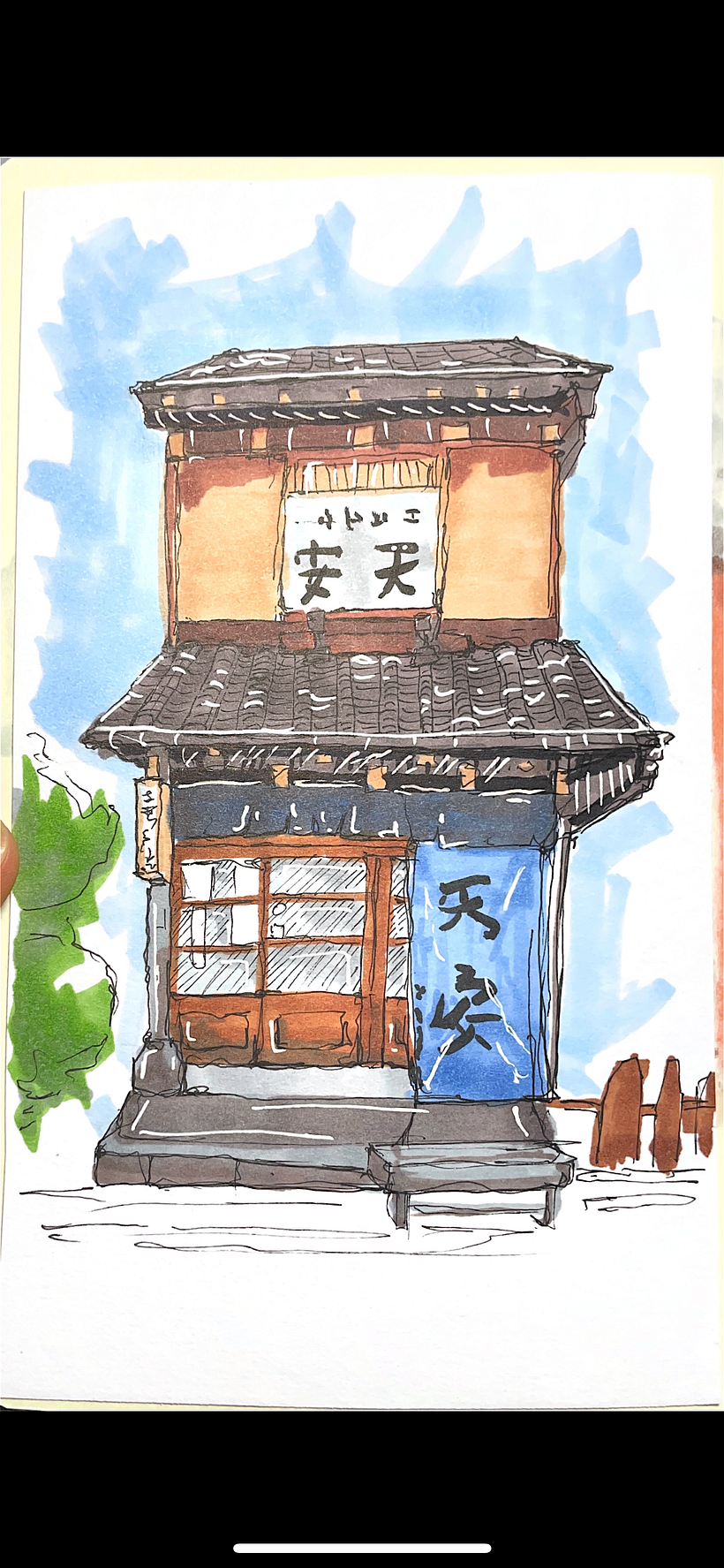 My project for course: Expressive Architectural Sketching with Colored Markers 3