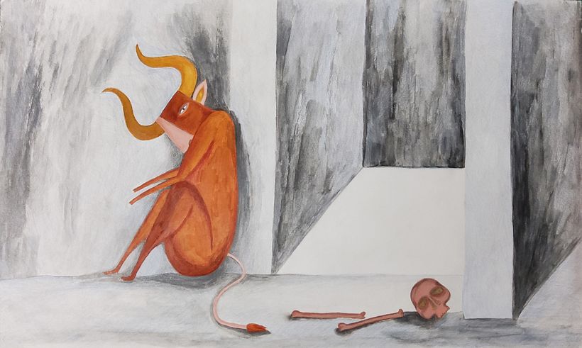 Scene 1: Minotaur in the  labyrinth 