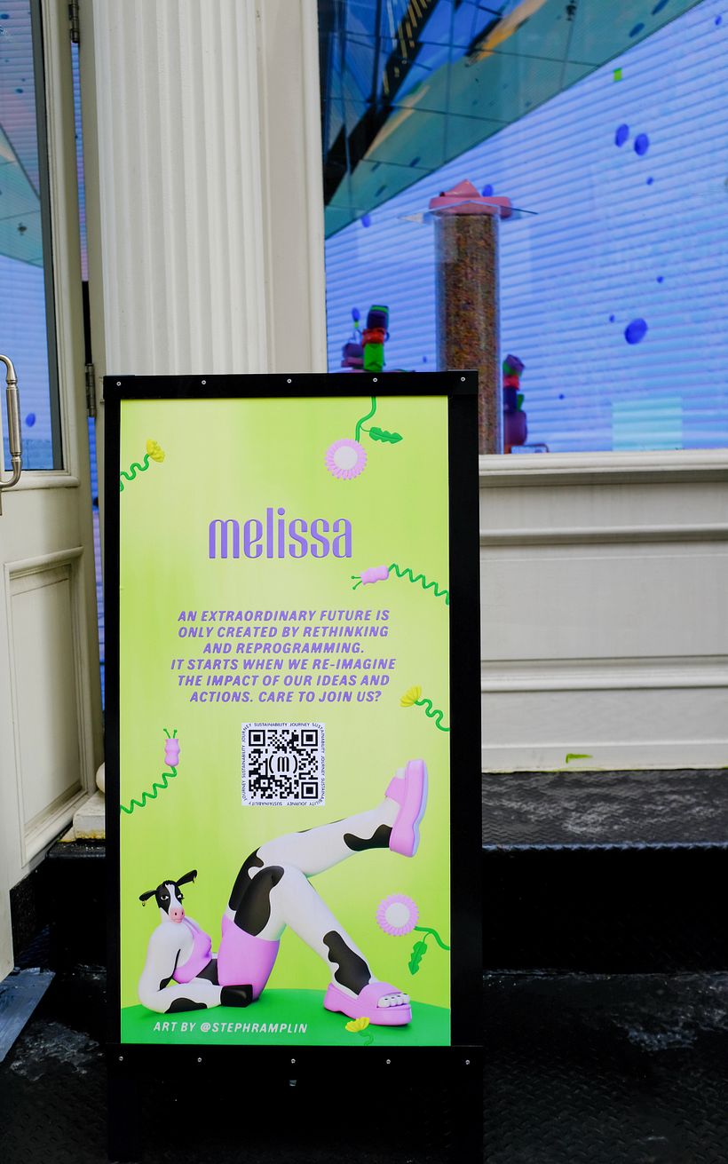 Steph Ramplin for Melissa: Animation + In-Store Installation 10