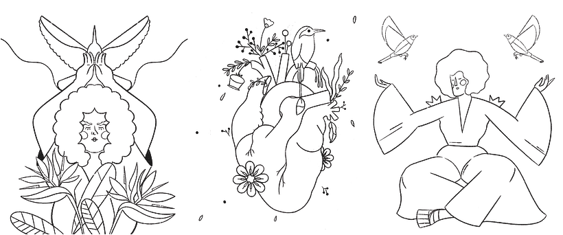 4. Puliendo el boceto de las tres ideas