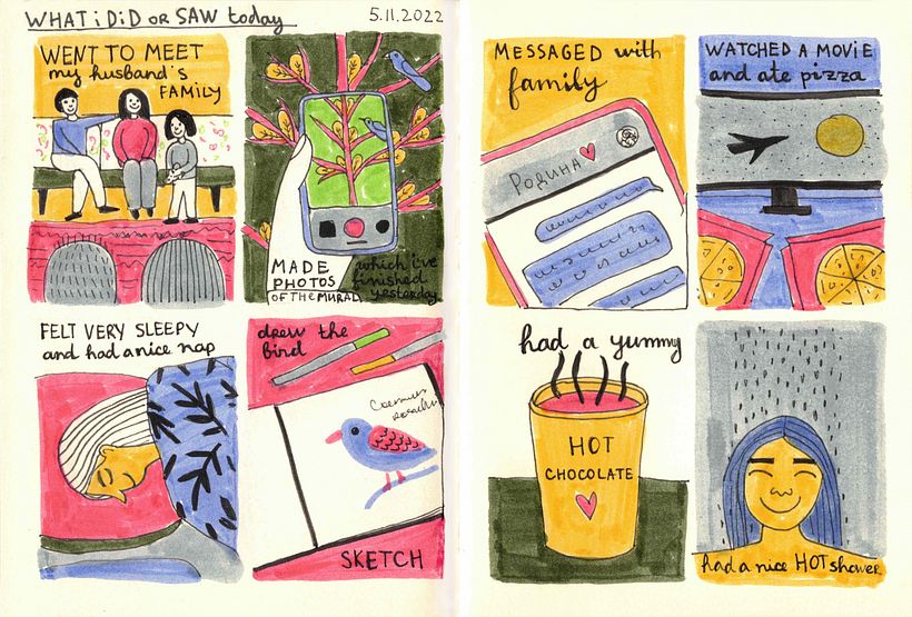 My project for course: Illustrated Life Journal: A Daily Mindful Practice 3