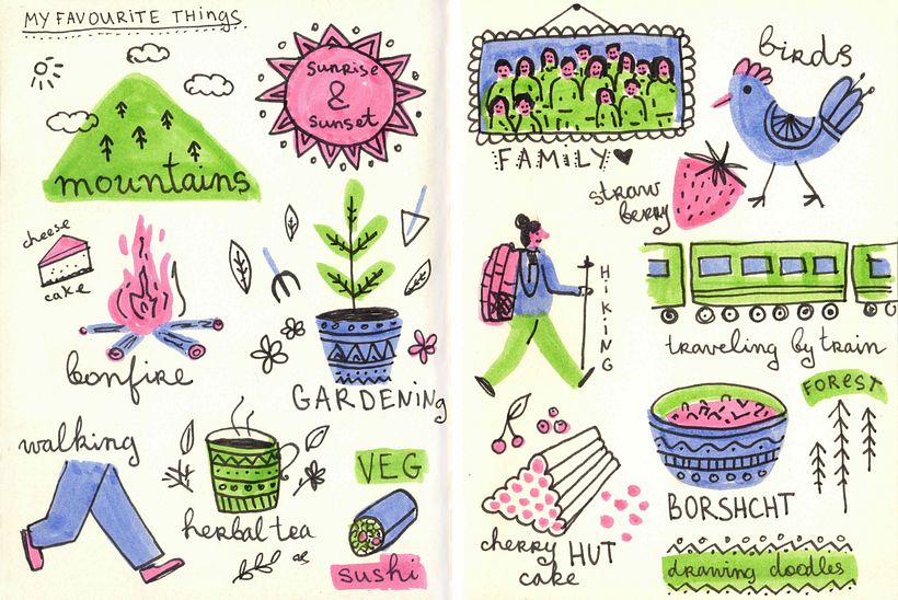 My project for course: Illustrated Life Journal: A Daily Mindful Practice 5