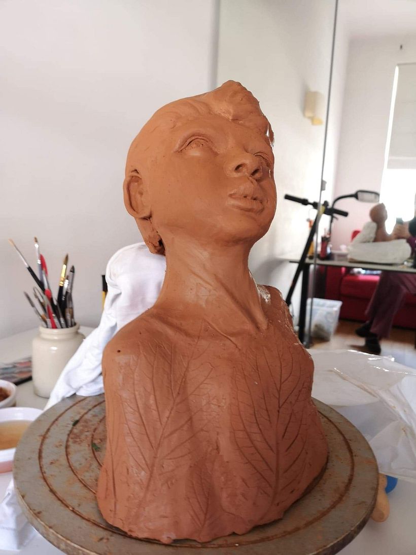 Meu projeto do curso: Introdução à escultura figurativa com argila 13