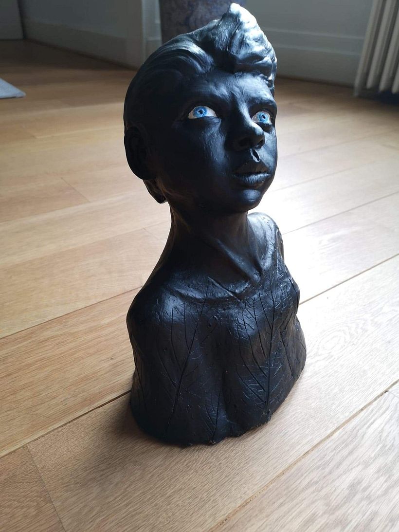 Meu projeto do curso: Introdução à escultura figurativa com argila 18