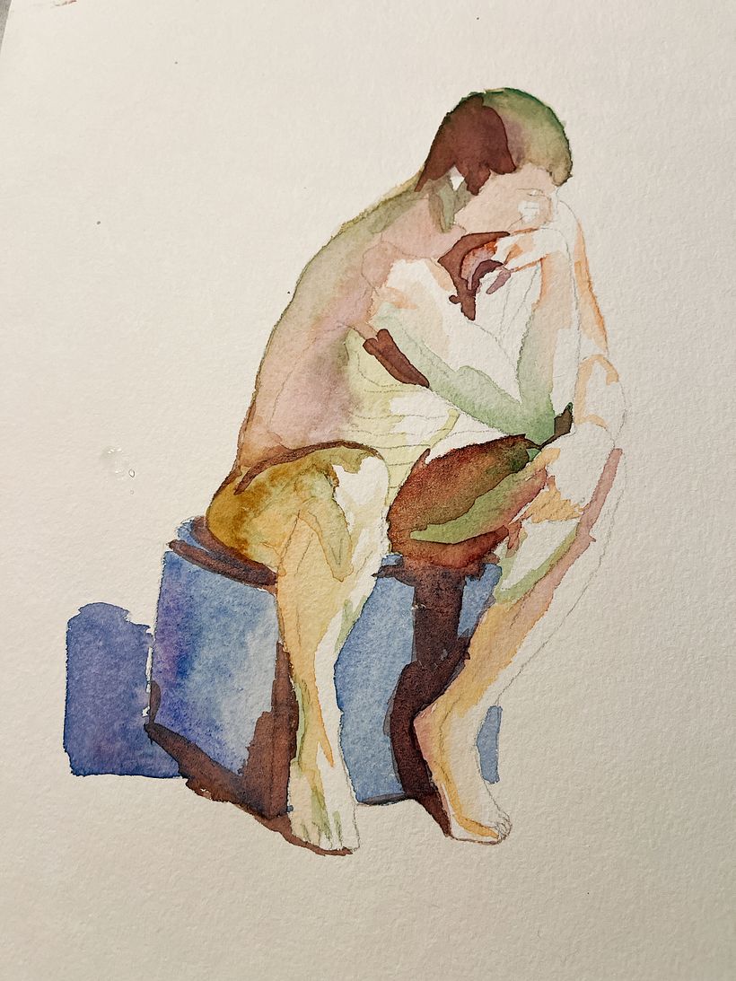 My project for course: The Human Figure in Watercolor 4