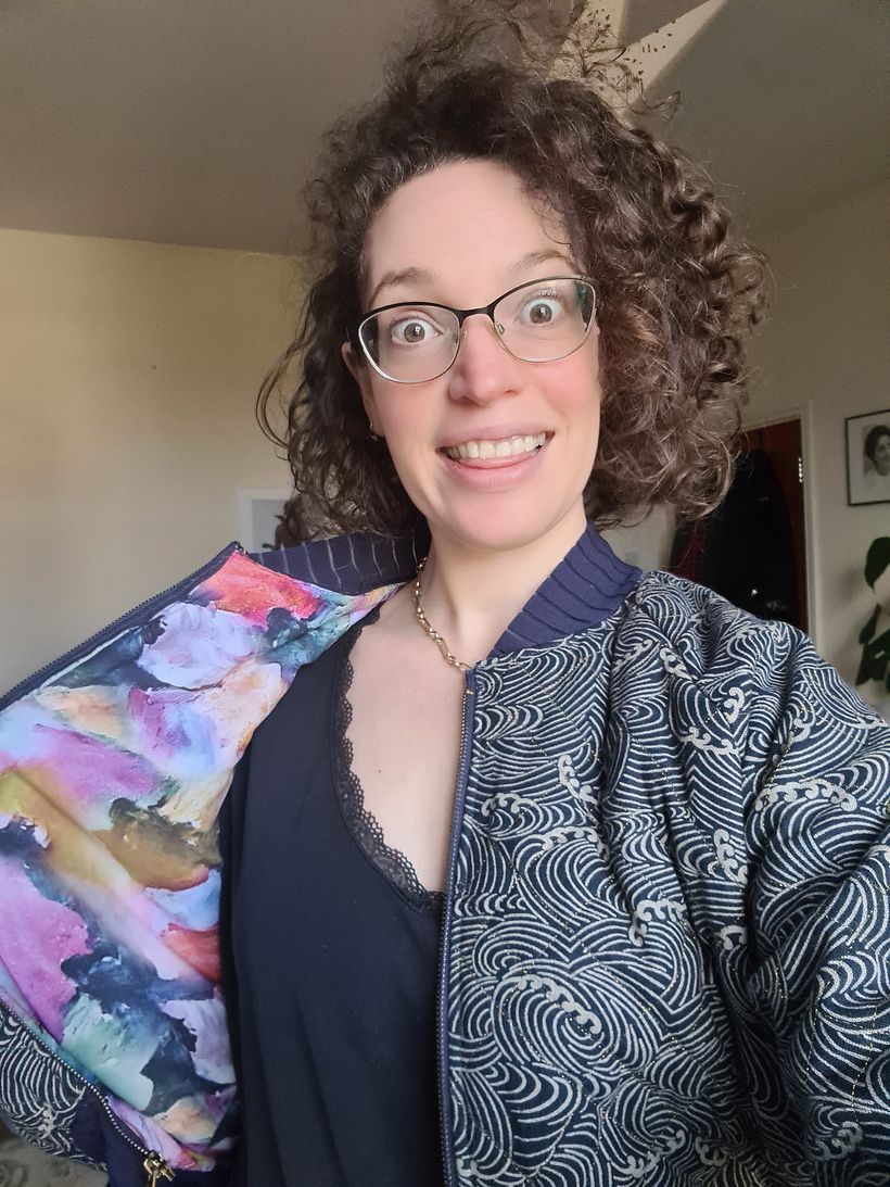My project for course: Make and Customize Your First Bomber Jacket 3