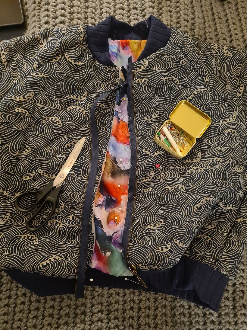 My project for course: Make and Customize Your First Bomber Jacket 5