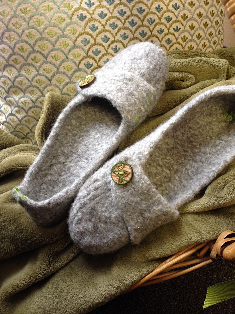Felted Slippers 1