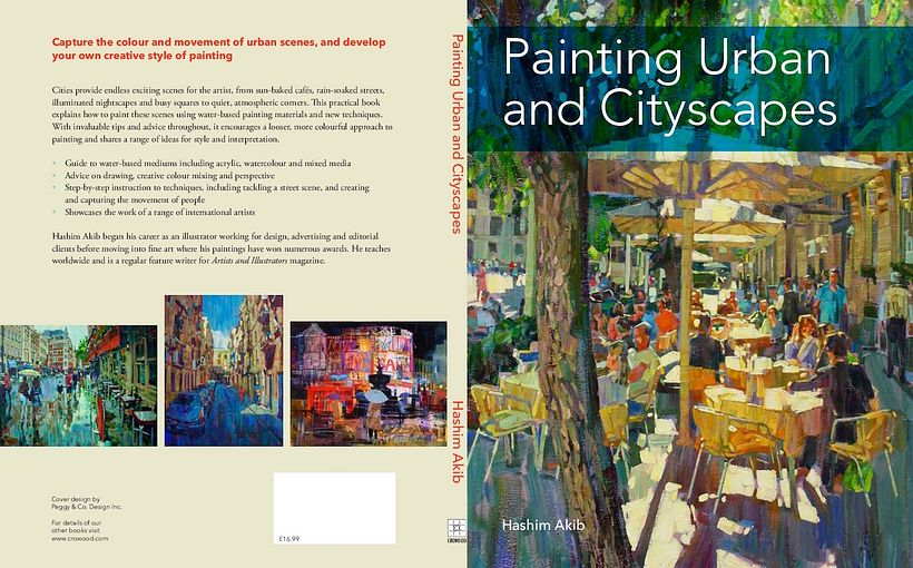 My second book for Crowood Press, drawing and painting cityscapes