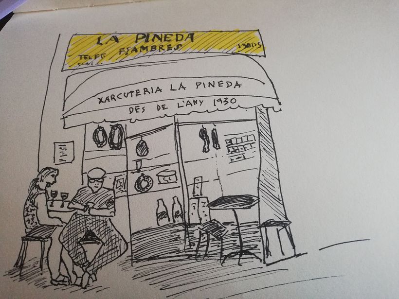 Apunte de un antiguo y conocido establecimiento de Barcelona