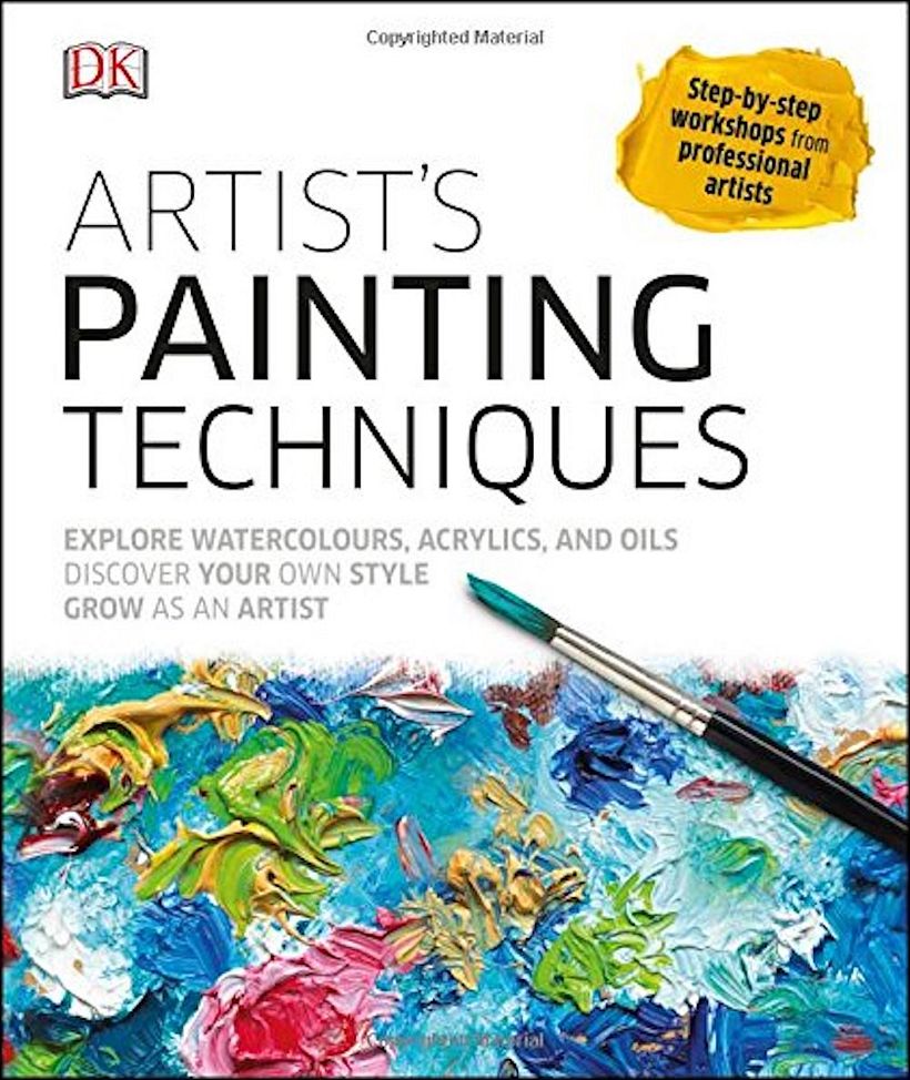 I designed and illustrated most of the acrylic section in this Dorling Kindersley Artist Techniques book