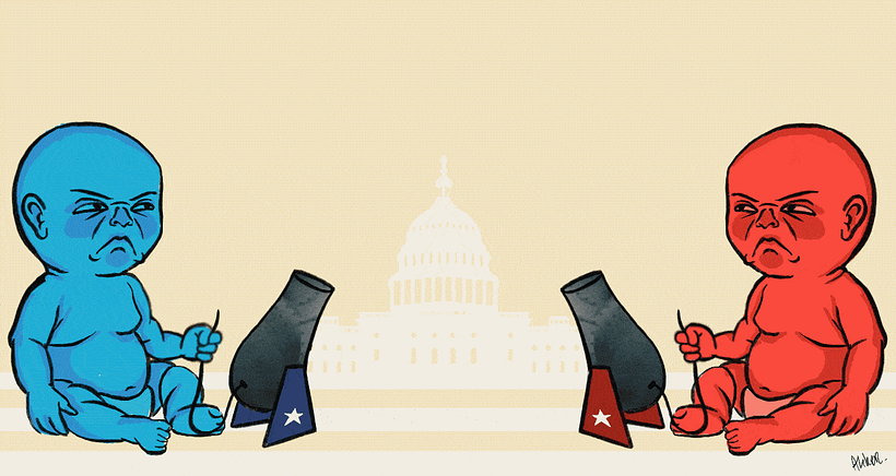 Animated Illustration in Procreate: The Blame Game 2