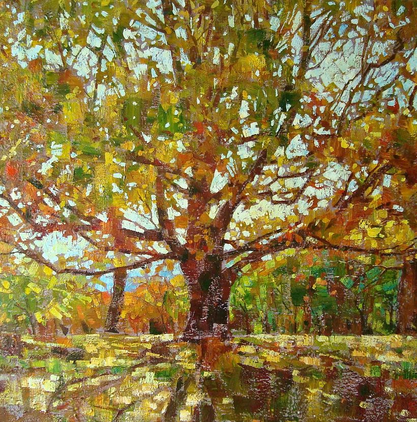 Autumn Colours, acrylic on canvas