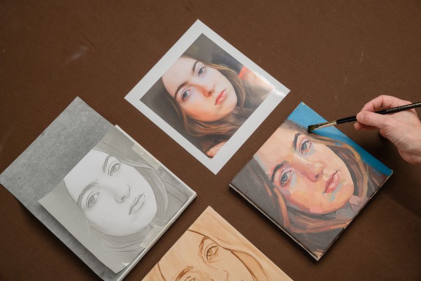 My project for course: Portrait Painting with Oil: Explore Light and Shade 8