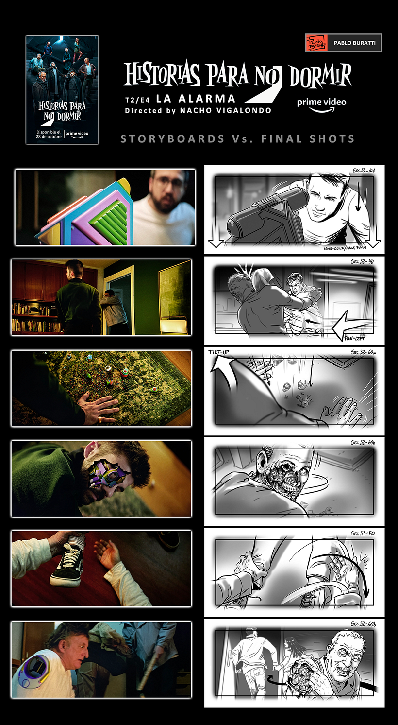 La Alarma (Historias para no dormir T2) - Storyboards 2