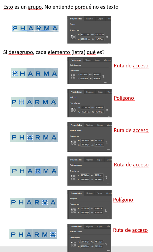 Propiedades de un objecto 2