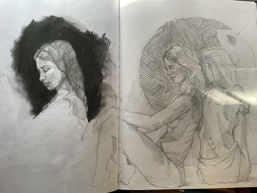 first rough sketches