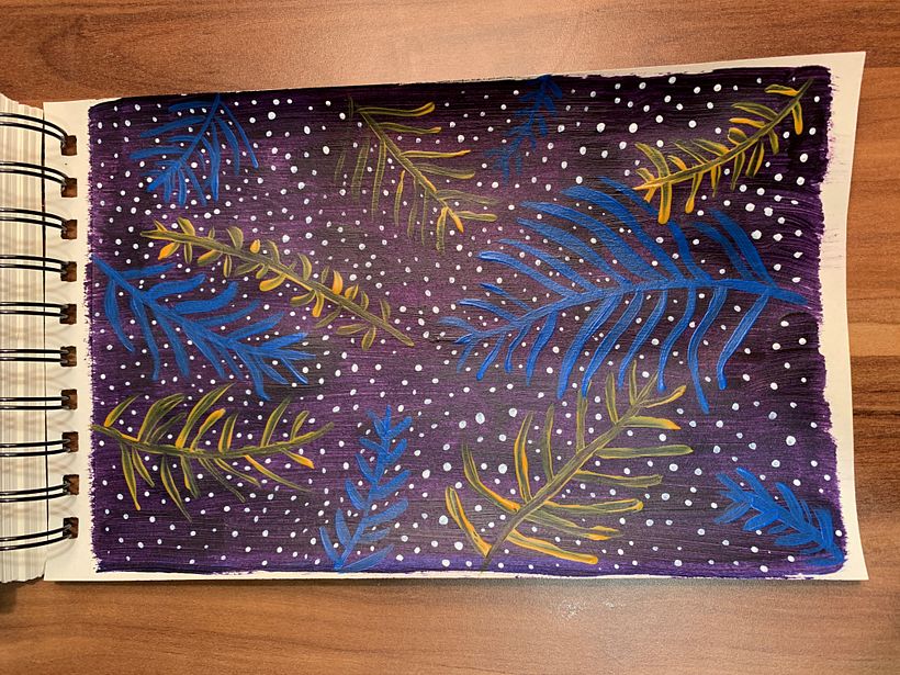 I didn't use the paint markers I used brush instead, but devices and techniques were super helpful. Really enjoyed the course