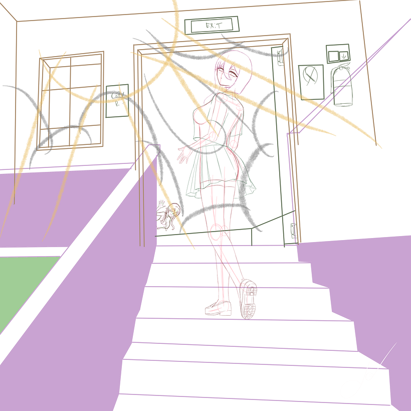 Meu projeto do curso: Ilustração digital de personagens mangá 2