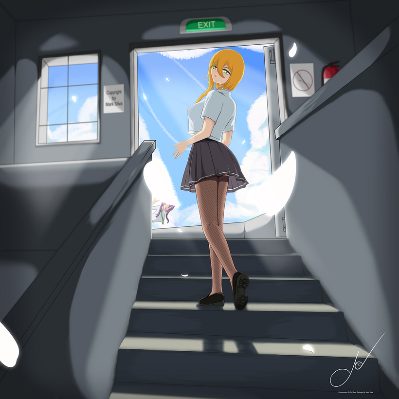 Meu projeto do curso: Ilustração digital de personagens mangá 5