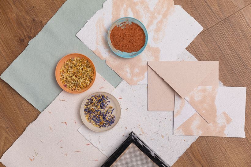 My project for course: Handmade Recycled Paper: Create a Stationery Set 5