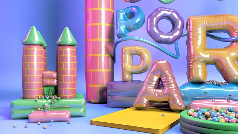 Mi proyecto del curso: Tipografía 3D: juega con color y volumen 6