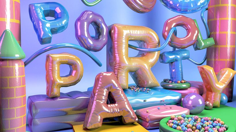 Mi proyecto del curso: Tipografía 3D: juega con color y volumen 9