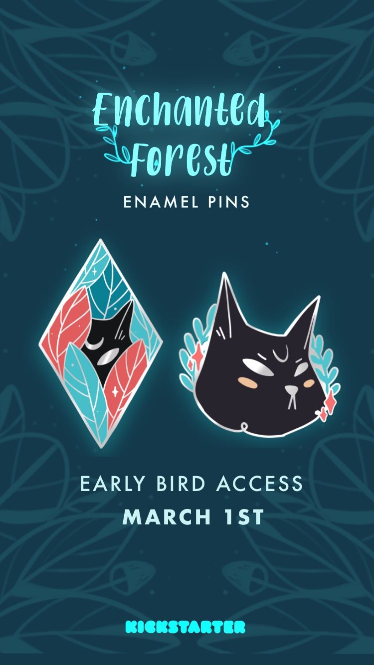 Anuncio del Kickstarter con muestras de como se verían los pins