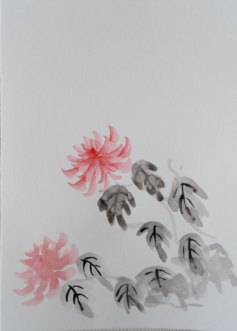 My project for course: Watercolor Illustration with Japanese Influence 2