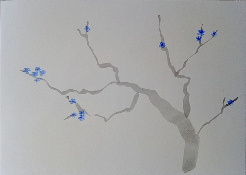 My project for course: Watercolor Illustration with Japanese Influence 4