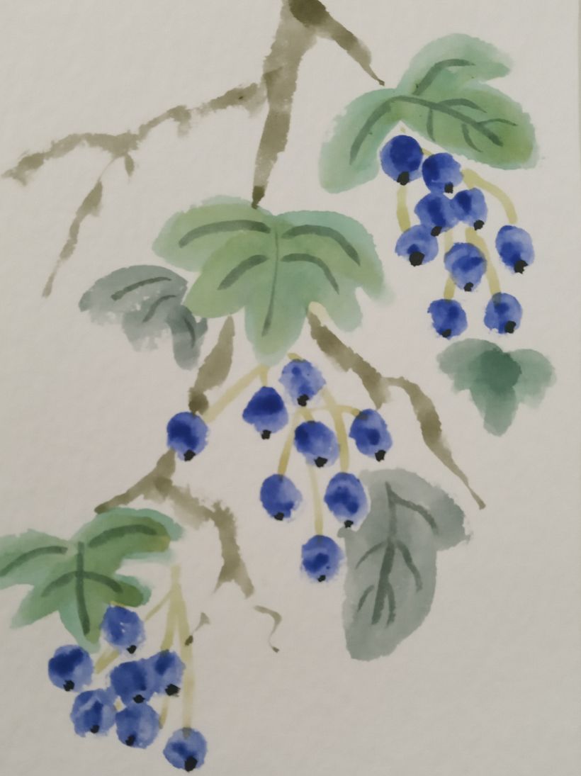 My project for course: Watercolor Illustration with Japanese Influence 5