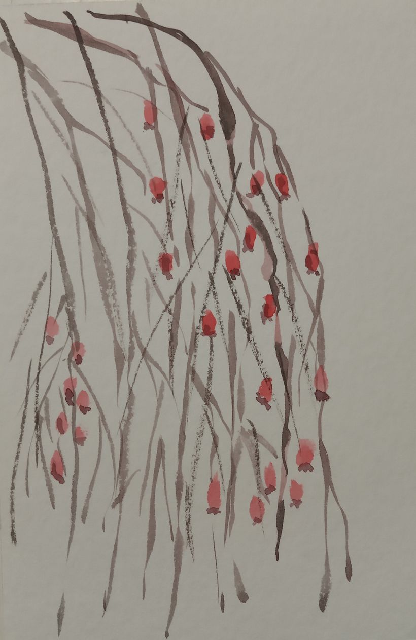 My project for course: Watercolor Illustration with Japanese Influence 6