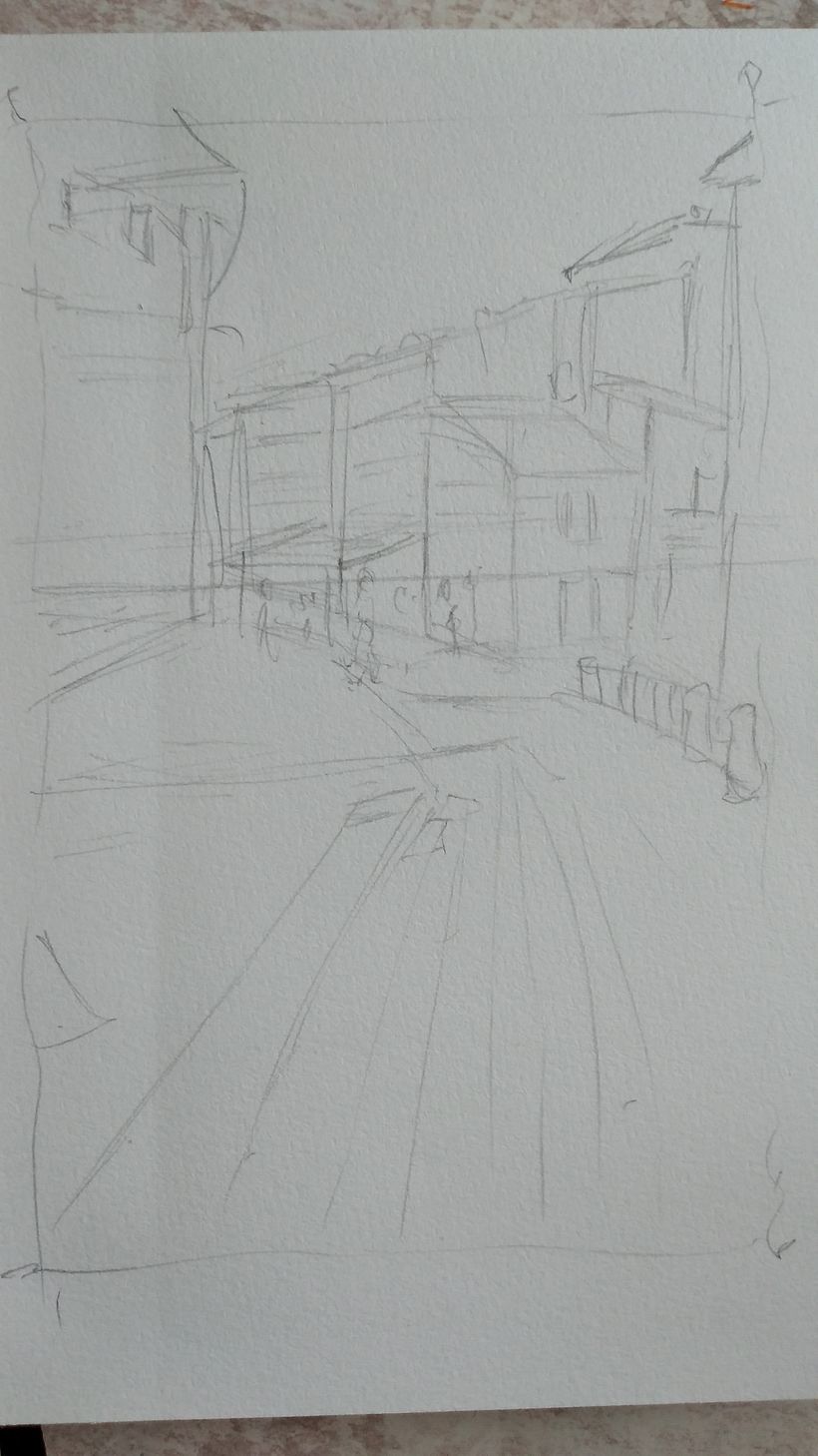 My project for course: Expressive Architectural Sketching with Colored Markers 3