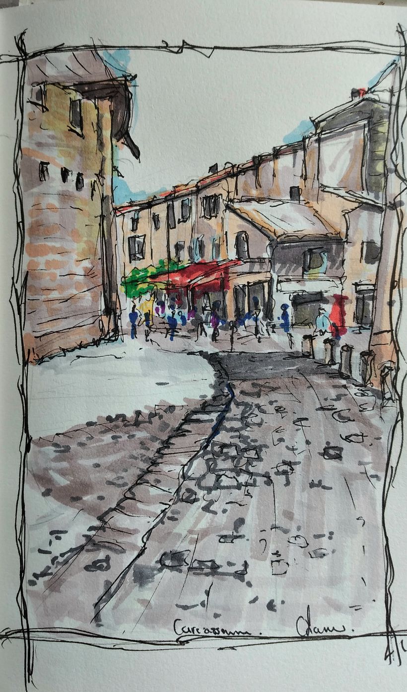 My project for course: Expressive Architectural Sketching with Colored Markers 1