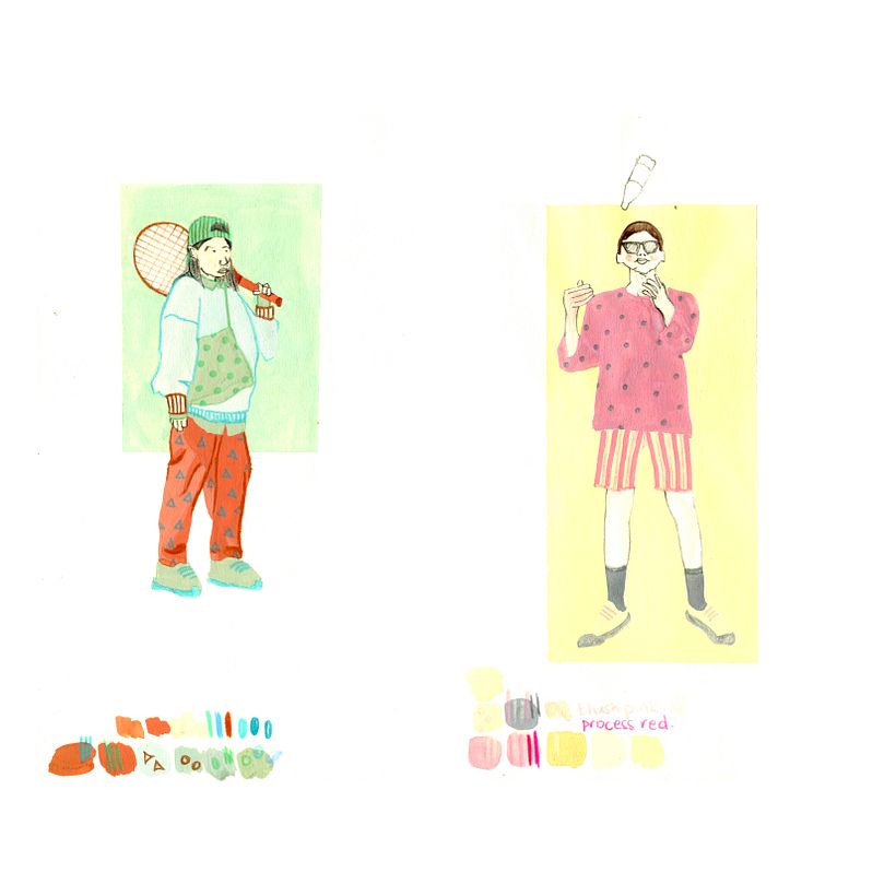 playing with colours.