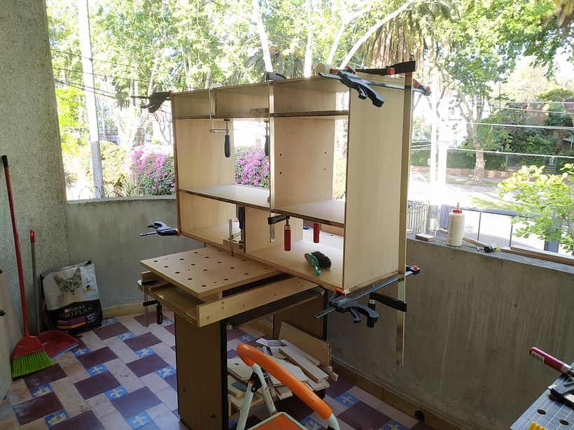 Armado estructura cómoda