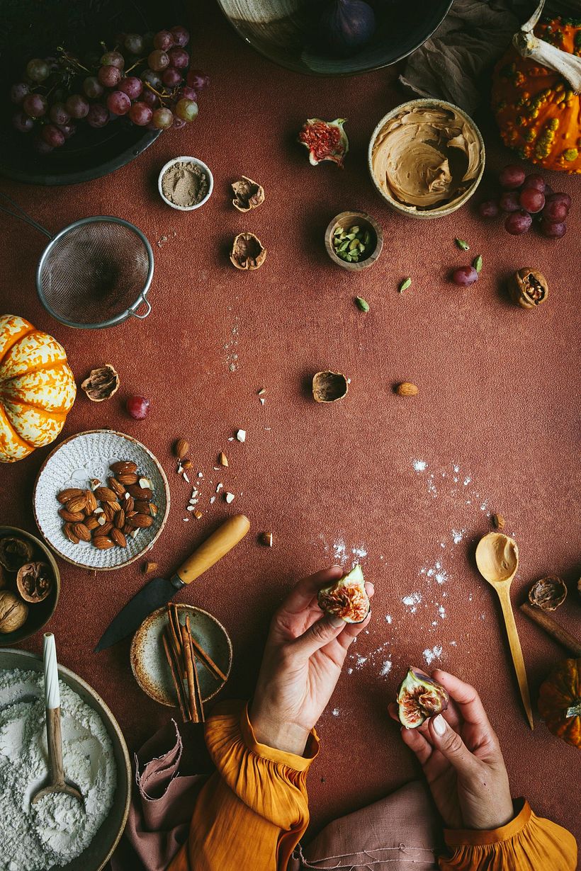 Shots taken during a 1-2-1 food styling and photography workshop at my studio in London