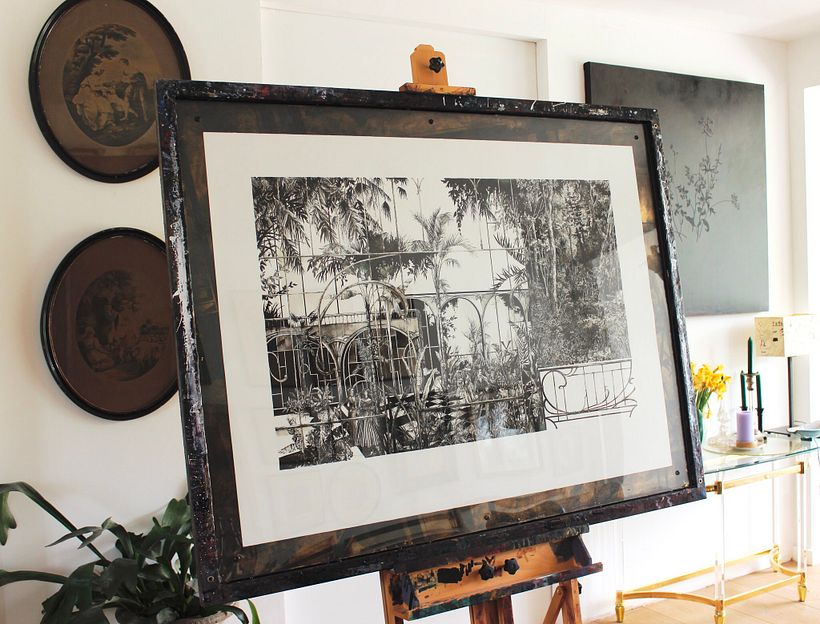 Fun Framing- Upcycled Silk Screen Frame 1