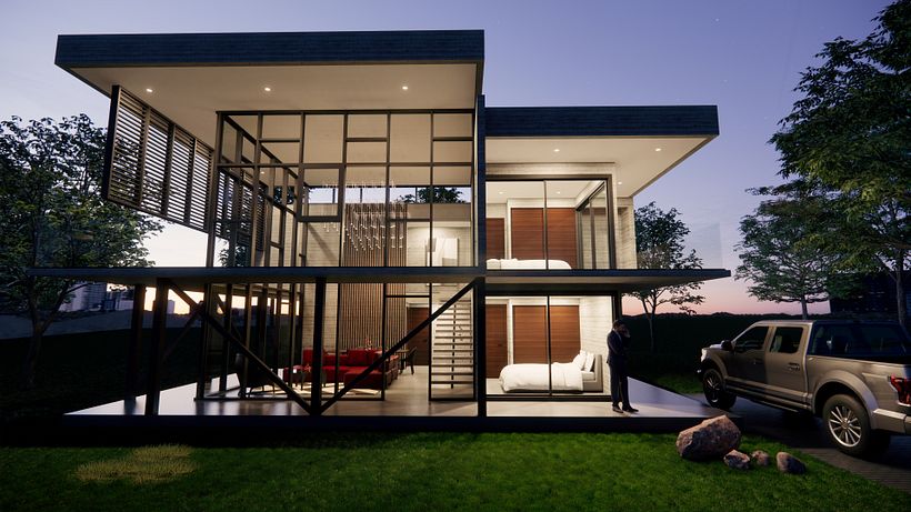 Mi proyecto del curso: Diseño y modelado arquitectónico 3D con Revit 3