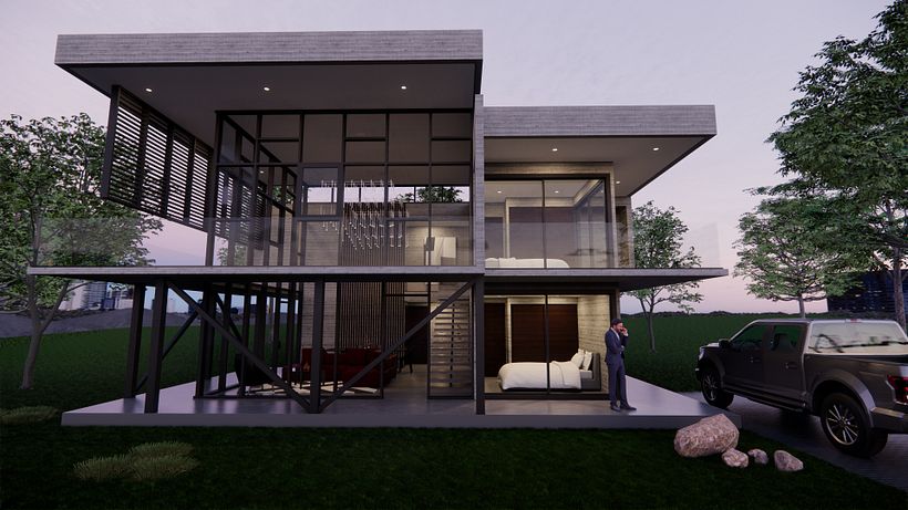 Mi proyecto del curso: Diseño y modelado arquitectónico 3D con Revit 5