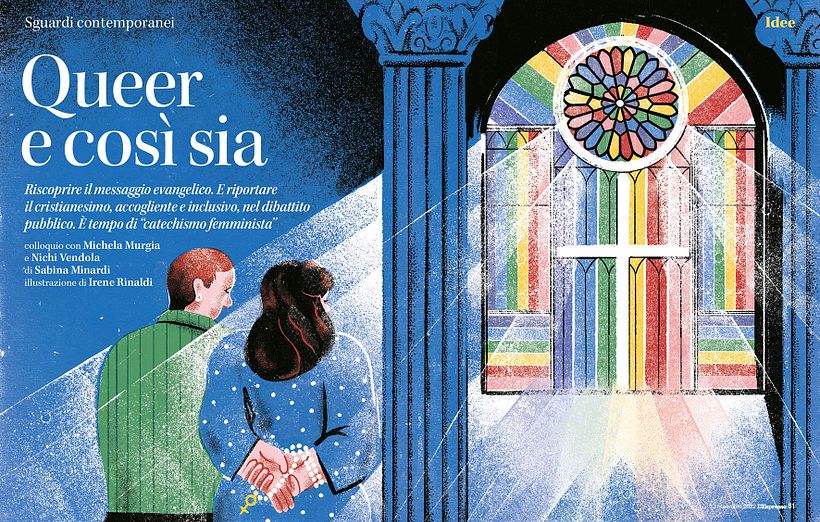 The final layout with illustrations by Irene Rinaldi