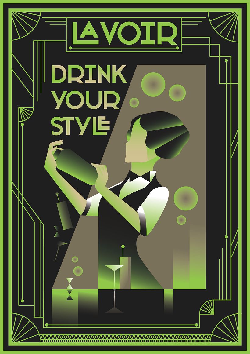 My project for course: Art Deco Style for Digital Illustration 1