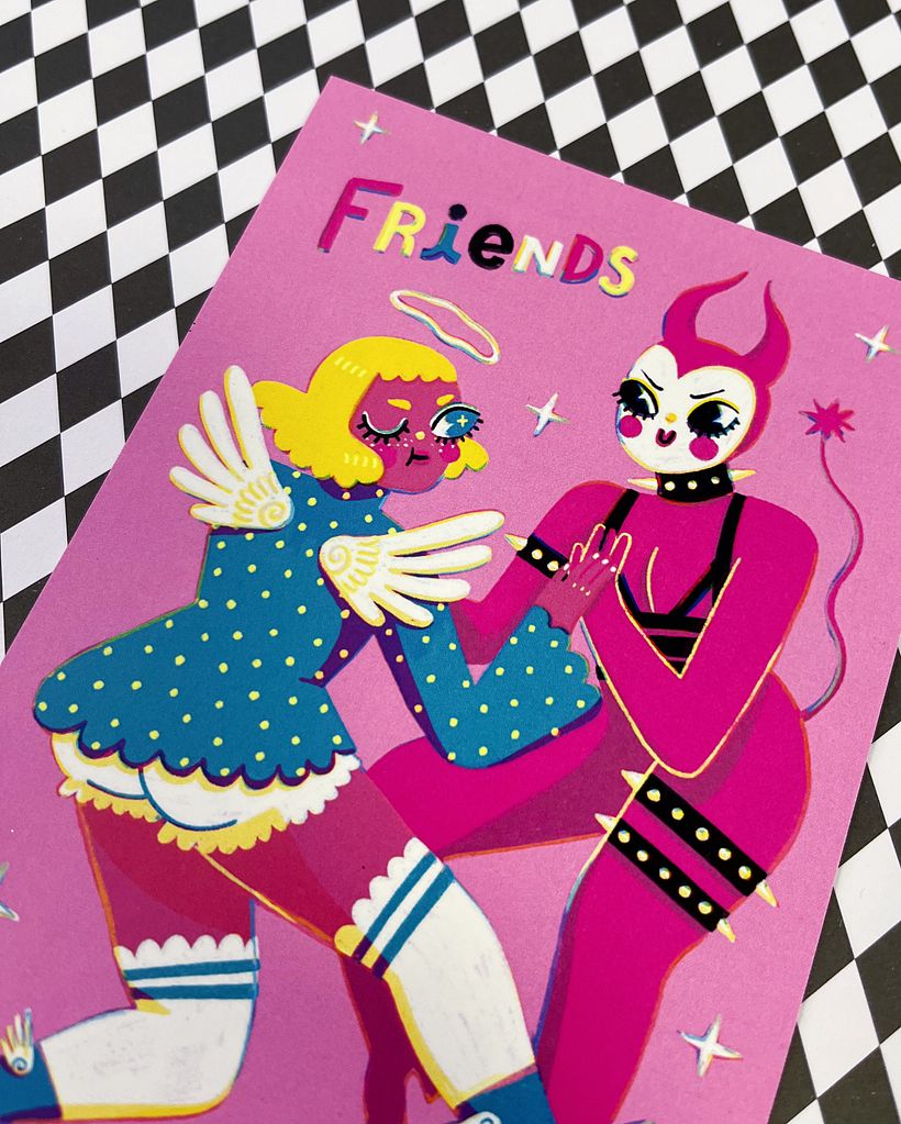 Details of print quality.