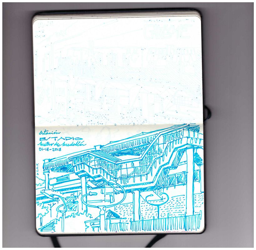 Libreta de bolsillo - 2017 - 2018 - Traditional illustration