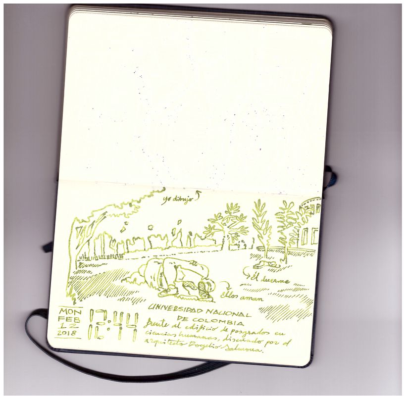 Libreta de bolsillo - 2017 - 2018 - Traditional illustration