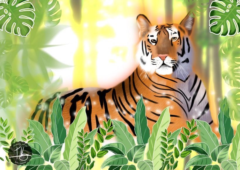 Meu projeto do curso: Ilustração digital: crie cenas coloridas de natureza 3