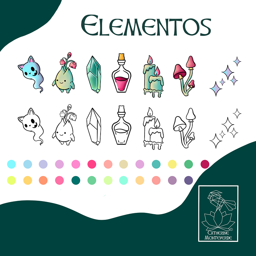 My project for course: Creating an Illustrated Brand: From the Idea to Merchandising 6