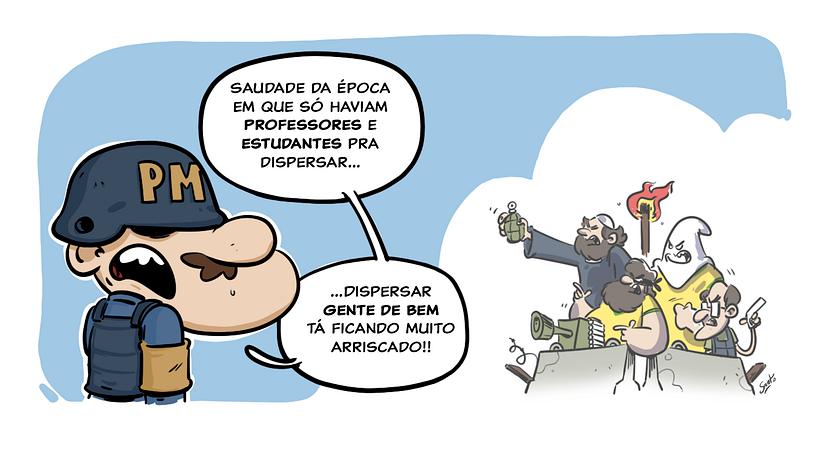 Colorir é só diversão. Nessa etapa também revisei erros ortográficos antes da postagem nas redes. E pronto!